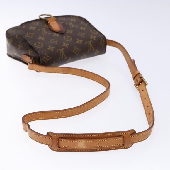Authentic LOUIS VUITTON Monogram Saint Cloud MM Shoulder Bag M51243 LV - Picture 14 of 16